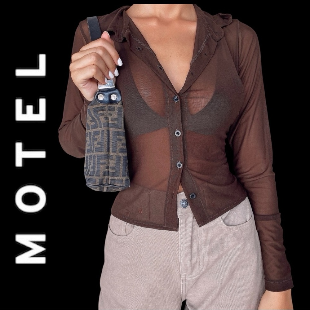Motel rocks mesh top